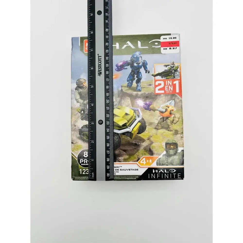 New. Halo Infinite MegaConstrux Recon Getaway Set Figures & Weapons 2in1 Sealed